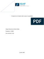 O Impacto de Um Imposto Sobre o Preço e A Quantidade PDF