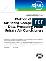 Method of Testing For Rating Computer and Data Processing Room Unitary Air Conditioners