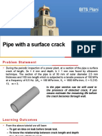 Pipe With A Surface Crack: BITS Pilani