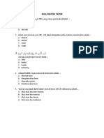Soal Materi Tafsir PDF