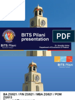 BITS Pilani Presentation