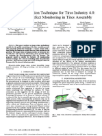 Inline Image Vision Technique For Tires Industry 4.0: Quality and Defect Monitoring in Tires Assembly