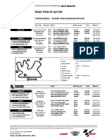 QNB Grand Prix of Qatar Circuit Information: Losail International Circuit