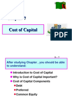Chapter7- COST OF CAPITAL