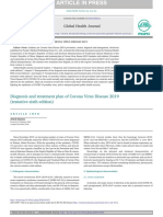 Diagnosis and Treatment Plan of Corona Virus Disease 2019 (Tentative Sixth Edition)