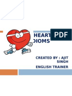 Heart Idioms: Created By: Ajit Singh English Trainer