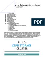 How To Configure or Build Ceph Storage Cluster in Openstack