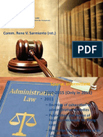 Comm. Rene V. Sarmiento (Ret.) : Administrative Law