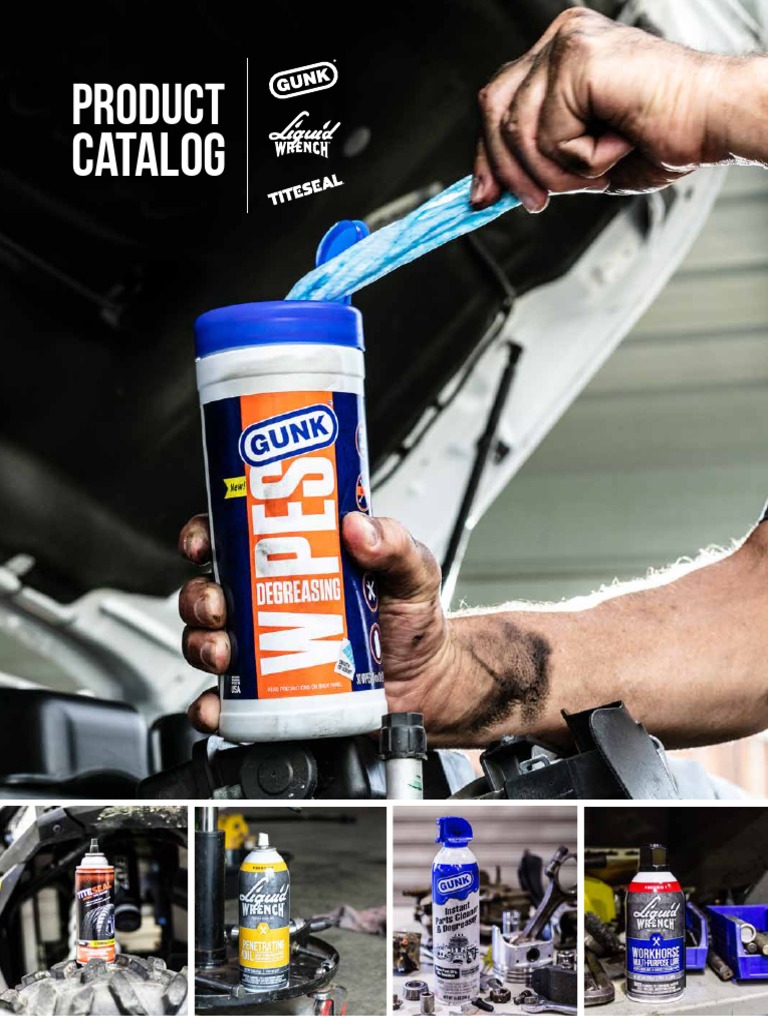 GUNK Master Catalog PDF | PDF | Tire | Lubricant