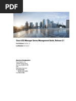 Cisco UCS Manager Server MGMT Guide 3 1