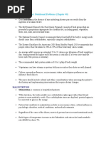 Nursing Management: Nutritional Problems (Chapter 40) : Malnutrition