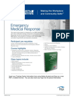 ASHI Emergency Medical Response Form Field Flyer