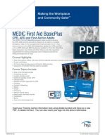 MEDIC BasicPlus CPR, AED and First Aid Form Field Flyer