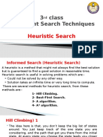 Heuristic Search Techniques Under 40 Characters