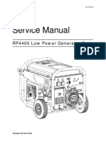 Service Manual: RP4400 Low Power Generator Sets