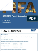 BASIC MA Futsal Refereeing Course: P. Barlas, JR Afc Instrutor