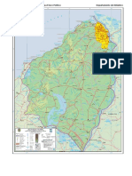 Mapa Físico Político Del Departamento Del Atlántico