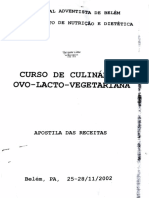 Apostila Culinária Ovo-Lacto-Vegetariana