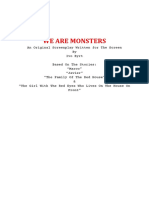WE ARE MONSTERS - The Full Screenplay PDF