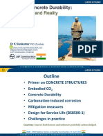 KHRI-Webinar (25-04-2020) - Achieving Concrete Durability, Beliefs-Mith - Reality-Dr.K Sivakumar (Deputy GM L - T) - Assistant Director KHRI PDF