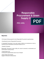 Responsible Procurement & Green Supply Chain: - Nitin Jaitly