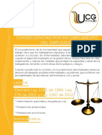 Consecuencias Incumplimiento Empleador PDF