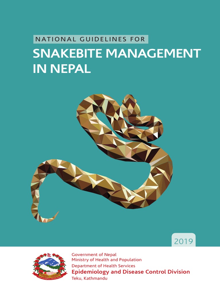 National Snakebite Management Guidelines | PDF | Snake | Medical ...