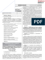Decreto Supremo #084 2020 PCM PDF
