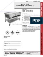 Model: Tyg Gas Teppan-Yaki Griddle: Basic Model: TYG48C TYG60C Key Features