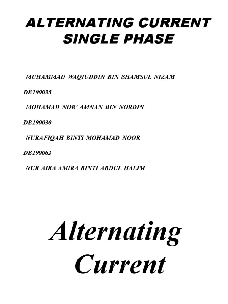 AC Basics for Electrical Students | PDF | Electrical Impedance | Inductance