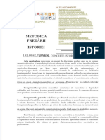 Metodica Predarii Istorie Titularizare 2014 PDF