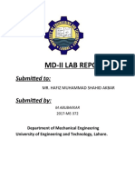 Md-Ii Lab Report: Submitted To