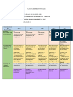 Planificador 8 Semana