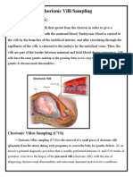 Chorionic Villi Sampling