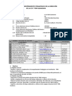 Plan de Acompañamiento Pedagógico de La Dirección