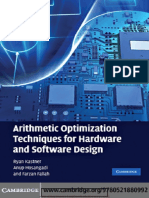 Arithmetic Optimization Techniques for Hardware and Software Design