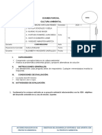 Examen parcial de Cultura Ambiental