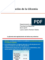 Regulación de la Glicemia 2019