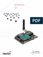 Waspmote GPRS/GPS: Networking Guide