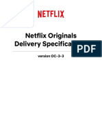 Netflix Originals Delivery Specifications OC-3-3