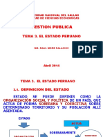 Gestion Publica Tema 3. Estado Peruano 22.05.17
