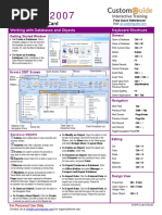 Access 2007 Cheat Sheet