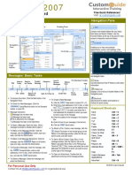 Outlook 2007 Cheat Sheet