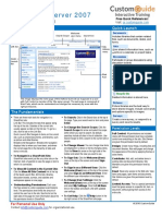 Sharepoint 2007 Cheat Sheet