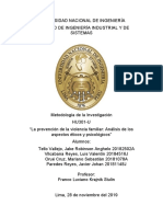 Prevencion de La Violencia Familiar en El Aspecto Etico y Psicologico