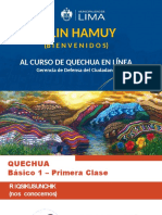 1ra Clase Quechua