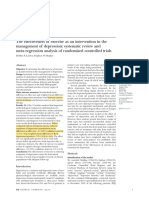 The effectiveness of exercise as an intervention in the management of depression (Lawlor)