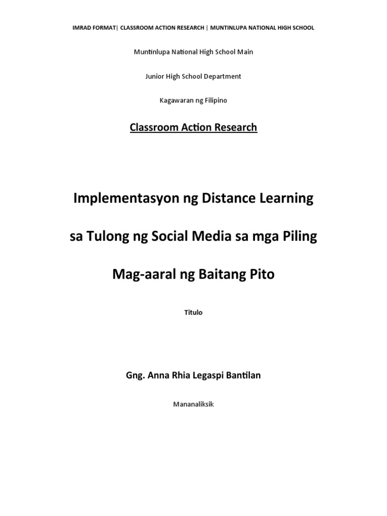 Media Presentation of Social Learning | PDF