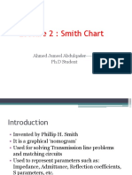 Lecture 2: Smith Chart: Ahmed Jameel Abdulqader PH.D Student