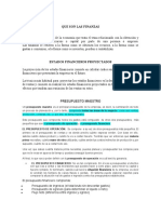 Documentos de Presupuestos